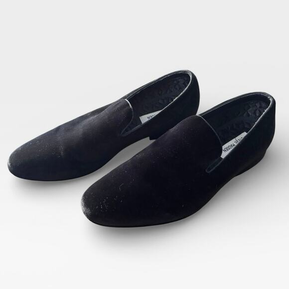 Steve Madden Laight Velvet Loafers Black Size 9 Classic Luxurious Elegent main image 4